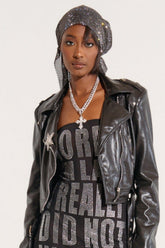 Say Please Rhinestone Hair Net | Dress In Beauty